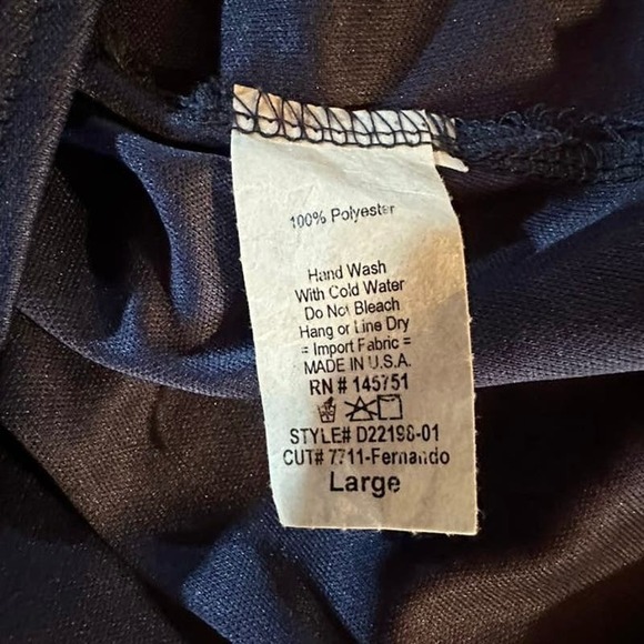 Pink Blush Maternity Print Sleeveless Shift Dress Blue Knee Length‎ Pockets L - Picture 4 of 5